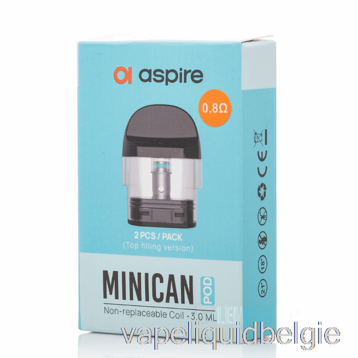 Vape Liquid Aspire Minican Vervangende Pods 3ml Hervulbare Minican-pods